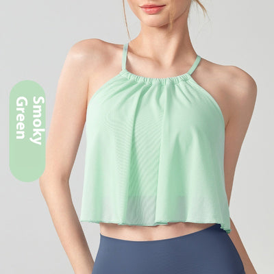 Chaleco Deportivo de Malla para Yoga - Top Suelto para Mujer - Image 11
