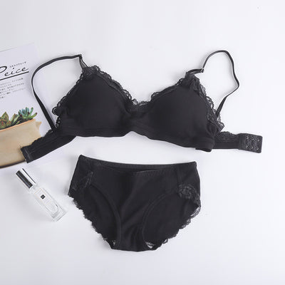 Conjunto de Lencería Femenina con Encaje sin Varillas de Acero - Image 6