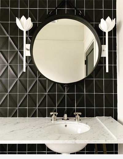 Lámpara de Pared Floral Montaje Suave para Escaleras Modernas - Image 28