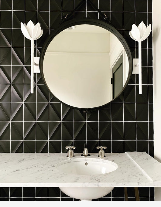 Lámpara de Pared Floral Montaje Suave para Escaleras Modernas - Image 28
