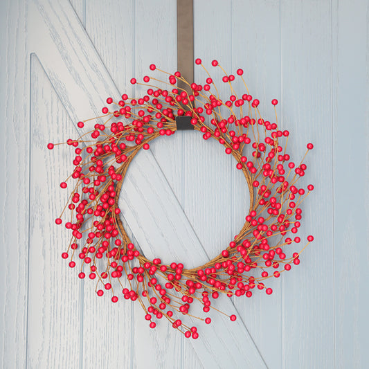 Guirnalda Navideña de Piñas de Pino - Decoración Colgante para Puerta y Árbol
