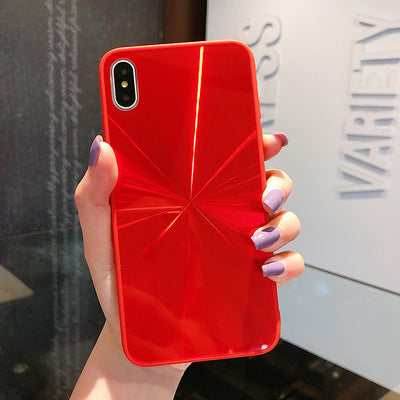 Funda espejo para teléfono con patrón CD retro - Image 9