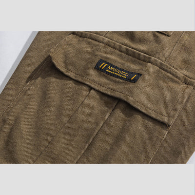 Pantalones Funcionales Overol Casual con Cordón Ajustable Primavera Otoño - Image 6