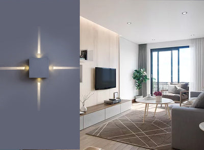 Lámpara de Pared LED Cuadrada Moderna en Aluminio - Image 16