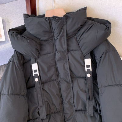 Chaqueta Acolchada Corta Estilo Coreano para Mujer - Image 15