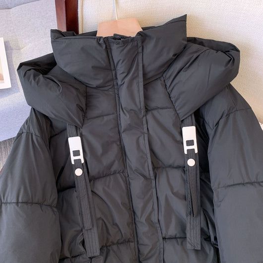 Chaqueta Acolchada Corta Estilo Coreano para Mujer - Image 15