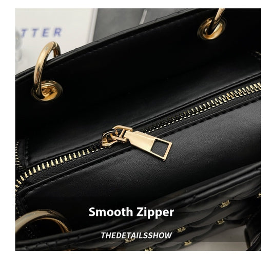 Bolso Bandolera Mujer con Bordado de Diamantes - Cartera de Moda Compacta - Image 17