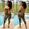 Jumpsuit Sensual de Malla Transparente con Tirantes