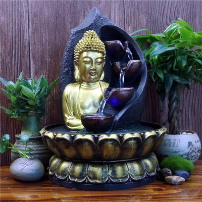Fuente Zen con Estatua de Buda - Decoración Agua Feng Shui - Image 14