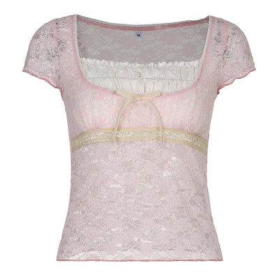 Blusa Delicada de Encaje para Mujer - Colección Primavera - Image 13