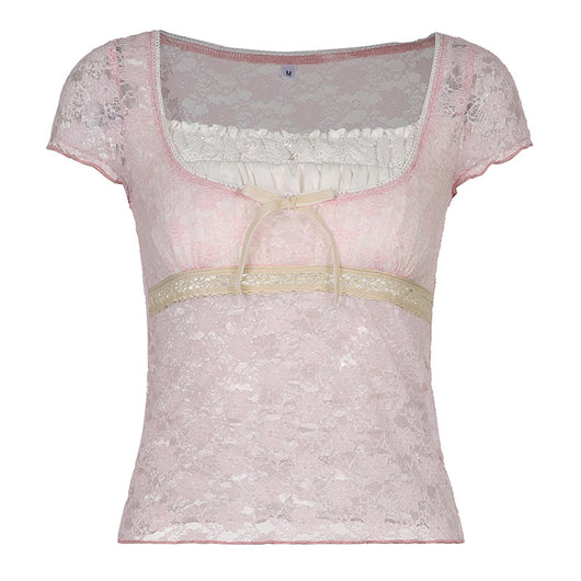 Blusa Delicada de Encaje para Mujer - Colección Primavera - Image 13