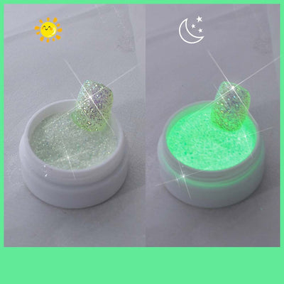 Polvo Brillante para Uñas - Azúcar Luminoso con Efecto Glow - Image 5