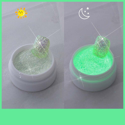 Polvo Brillante para Uñas - Azúcar Luminoso con Efecto Glow - Image 5