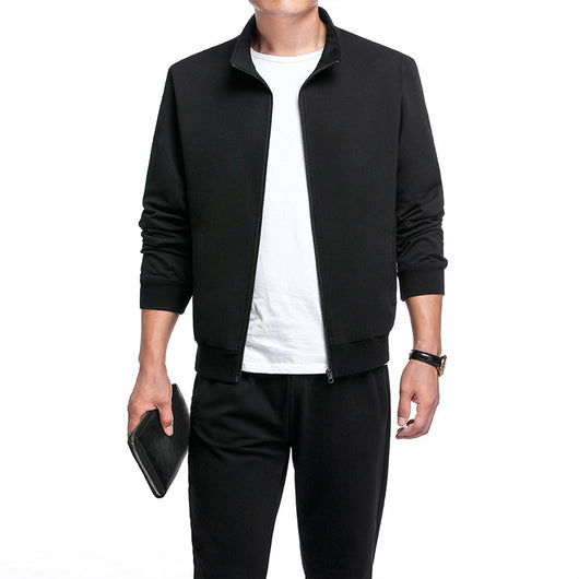 Conjunto Deportivo de 2 Piezas Talla Grande - Cardigan Casual Primavera Otoño - Image 7