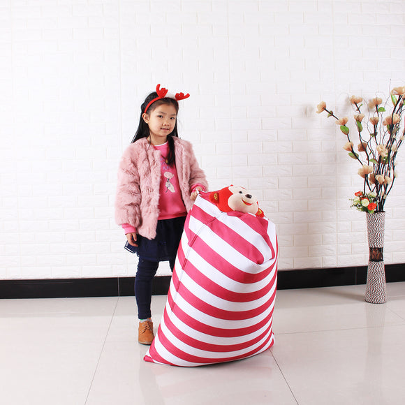 Puf Organizador de Peluches - Sofá Infantil Multifuncional