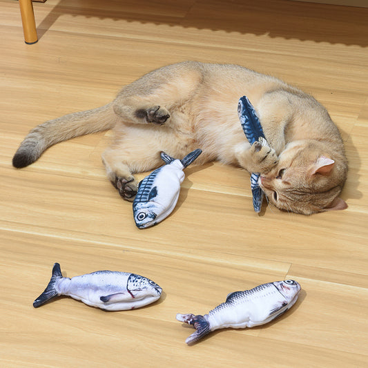 Juguete Interactivo Eléctrico para Gatos con Pecera