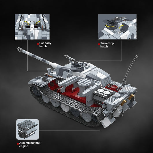 Bloques de Construcción Tanque Pesado con Micropartículas - Image 4