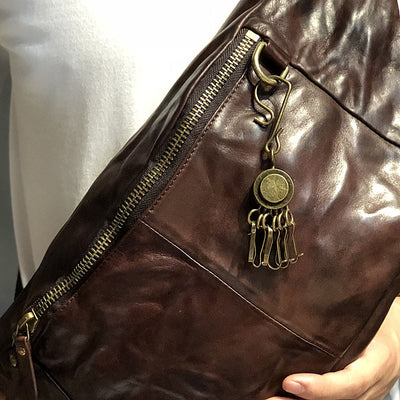 Bolsa de Pecho en Cuero Genuino First Layer para Hombre - Image 10