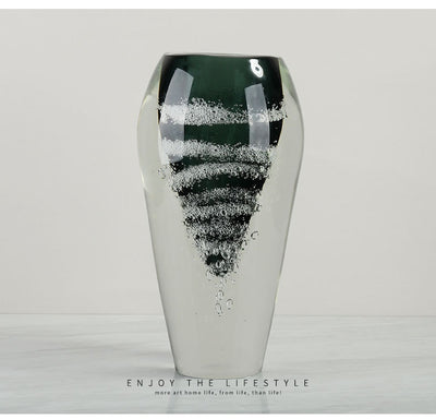 Jarrón de Cristal Elegante con Flores de Burbujas - Decoración Premium para Espacios de Lujo - Image 17