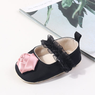 Zapatos Occidentales para Niña con Suela Suave y Detalles de Seda Imitada - Image 12