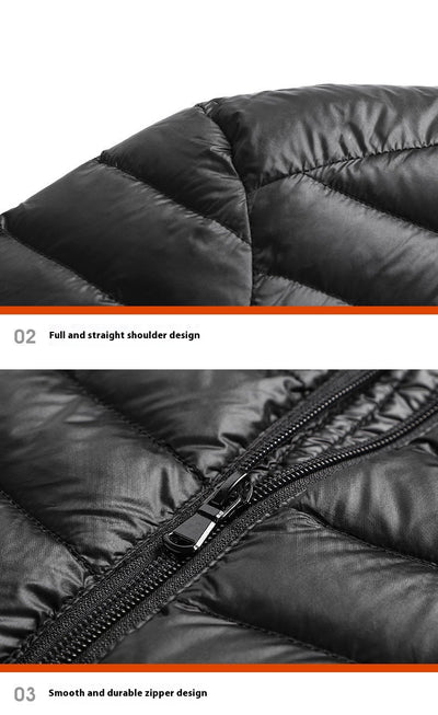 Chaqueta Ligera de Algodón con Capucha para Hombre - Image 14