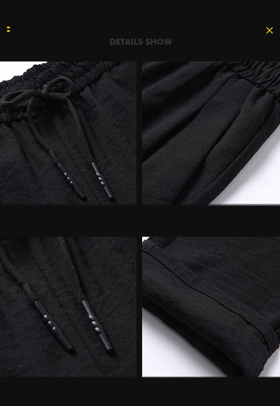 Pantalones de Chándal Ancho con Cordón de Nueve Puntos - Image 13