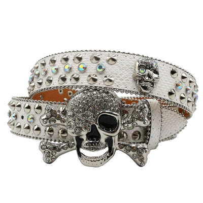 Cinturón Mujer Y2K con Incrustaciones de Diamantes y Patrón de Serpiente - Image 40