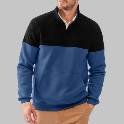 Sudadera con Capucha Color Block Casual para Hombre - Image 12