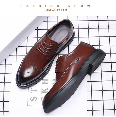 Zapatos de Cuero Oxford Estilo Británico para Hombre - Elegancia Profesional - Image 16