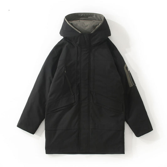 Chaqueta Acolchada de Plumón de Pato para Hombre - Calidez y Confort - Image 2
