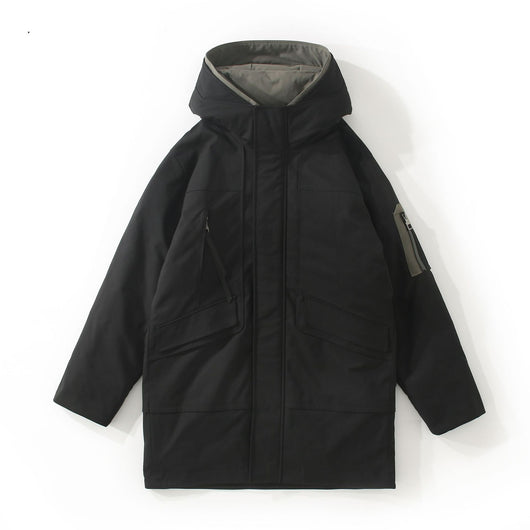 Chaqueta Acolchada de Plumón de Pato para Hombre - Calidez y Confort - Image 2