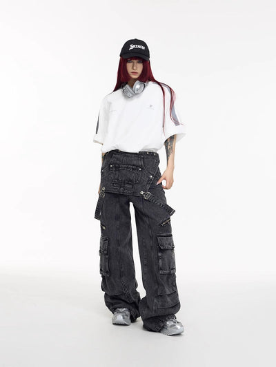 Pantalones Vaqueros Estilo Vintage Americano con Costuras de Diseño - Image 25