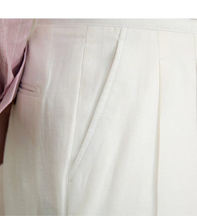 Pantalón Recto de Talle Alto en Tencel Algodón - Cómodo y Transpirable - Image 19