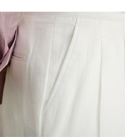 Pantalón Recto de Talle Alto en Tencel Algodón - Cómodo y Transpirable - Image 19