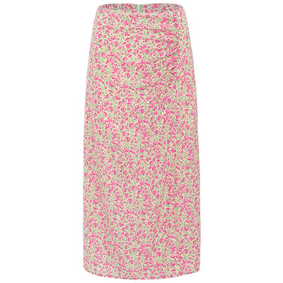 Vestido Vintage Floral Francés con Abertura y Tirantes - Image 3