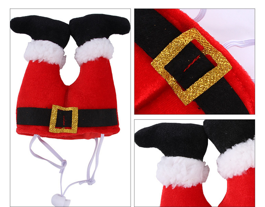 Gorro Navideño para Mascotas - Disfraz Navideño Adorable para Perros y Gatos Pequeños - Image 6