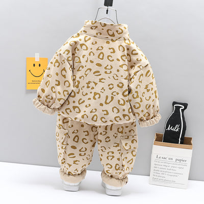 Traje Occidental Infantil de Dos Piezas con Cuello Parado - Image 16