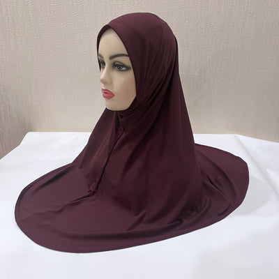 Turbante Ligero de Gasa Malaya - Pañuelo Multiuso en Colores Sólidos - Image 6