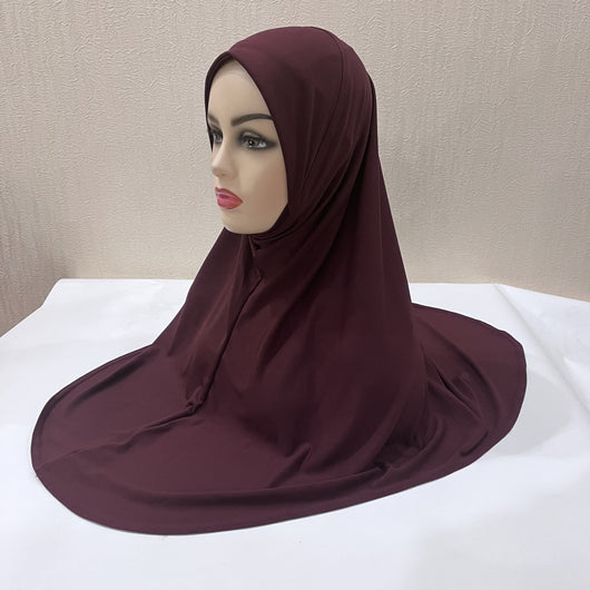 Turbante Ligero de Gasa Malaya - Pañuelo Multiuso en Colores Sólidos - Image 6