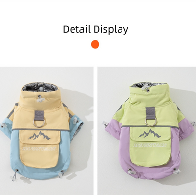 Abrigo Impermeable para Perros Pequeños y Medianos - Protección Triple Otoño/Invierno - Image 3