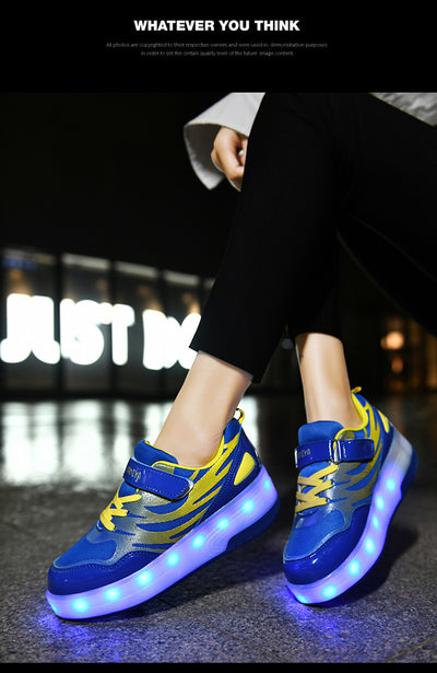 Patines Heelys LED Recargables con Ruedas Luminosas para Niños y Niñas - Image 15