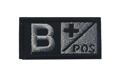 Brazalete Táctico con Parche Bordado de Tipo de Sangre y Velcro - Image 7