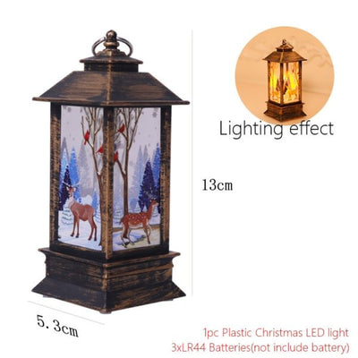Linterna LED Navideña con Vela Electrónica - Lámpara de Mesa para Adultos Mayores - Image 19