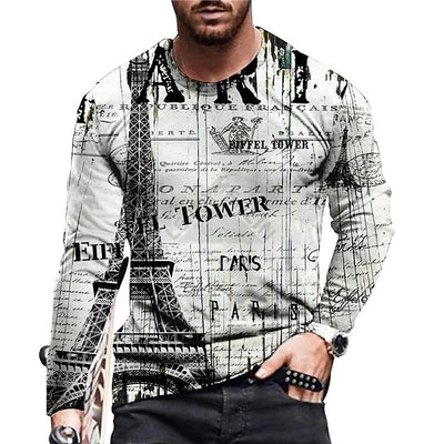 Playera Manga Larga Cuello Redondo para Hombre - Image 14