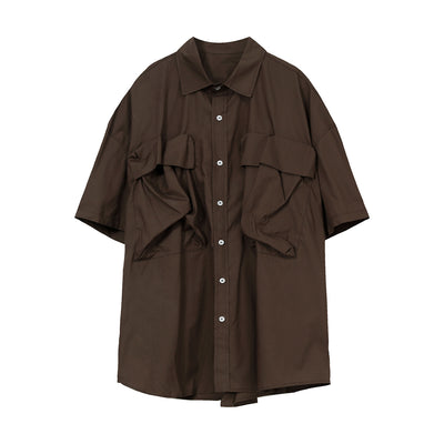 Camisa Holgada de Verano para Hombre - Estilo Retro Workwear Relajado - Image 4