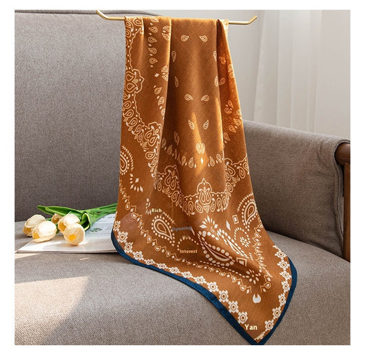 Pañuelo de Seda Emulada 70cm - Accesorio de Moda Versátil - Image 27