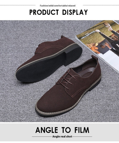 Zapatos Casuales Talla Grande Hombre Estilo Británico Acolchonados - Image 13