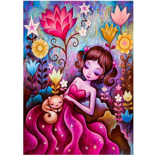 Cuadro de Mosaico de Diamantes Búho Floral - Decoración del Hogar y Regalo de Año Nuevo - Image 15