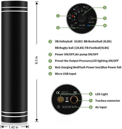 Balón de Fútbol Inflable Eléctrico con Carga USB - Image 6