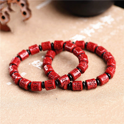 Pulsera de Seis Caracteres en Oro Púrpura con Arena de Mineral Natural - Image 9